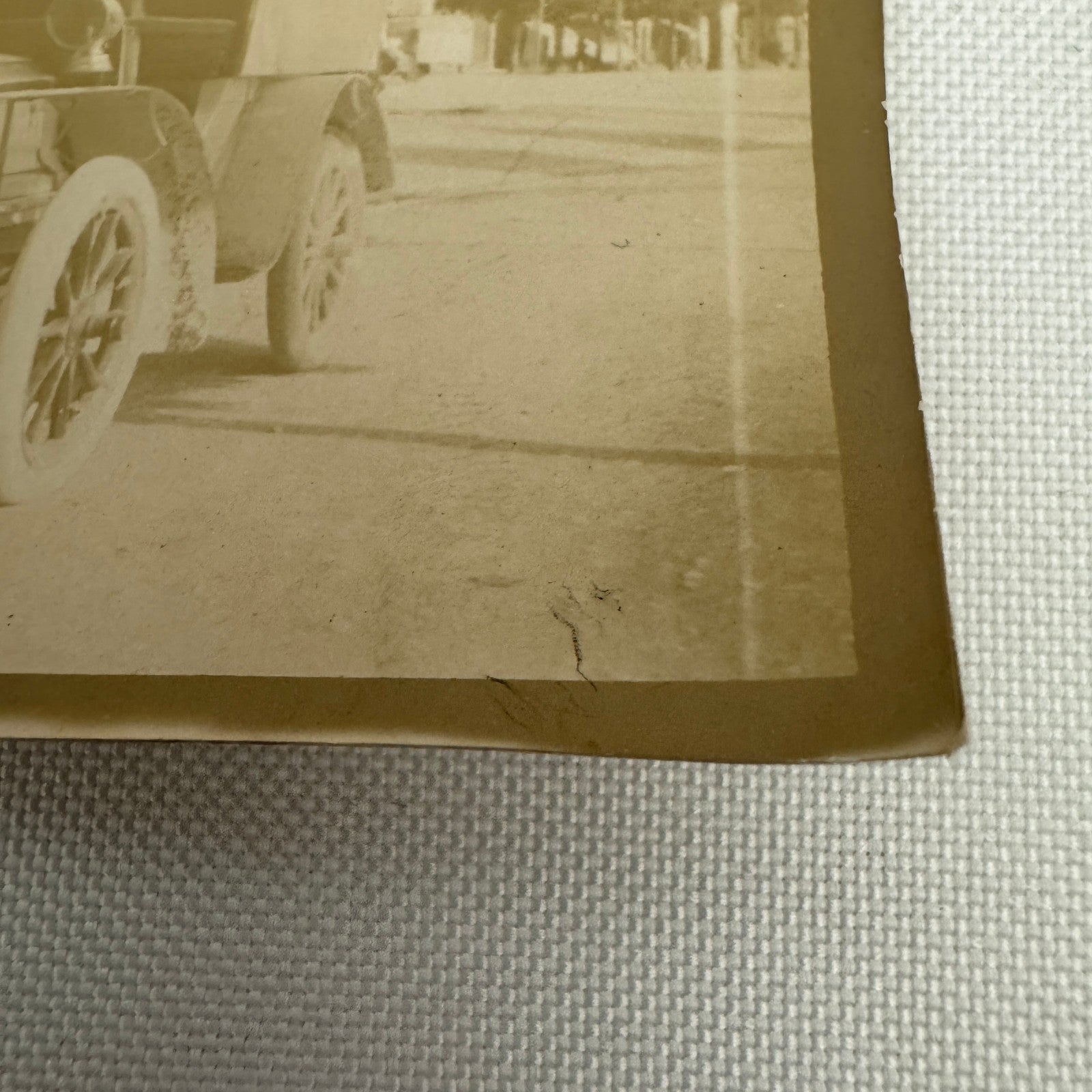 Vintage Car Automobile Photo Photograph Print People