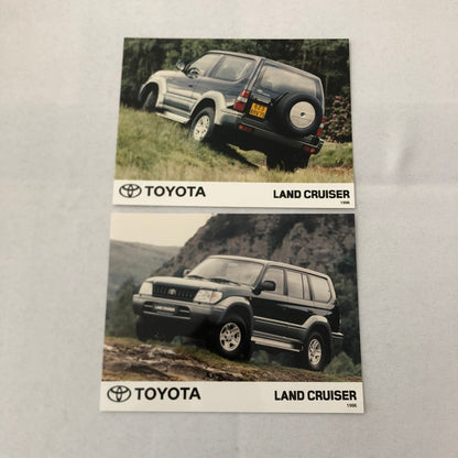 Toyota Land Cruiser Factory Press Photo Photograph Lot 2x 1996 Landcruiser