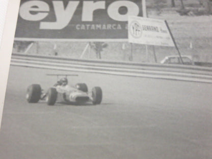 Vintage 1968 Car Racing Photo Photograph - Grand Prix Jochen Rindt +