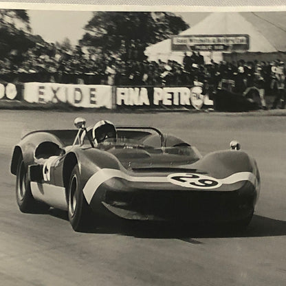 Vintage Racing Car Photo Photograph Print Chris Amon McLaren M1B