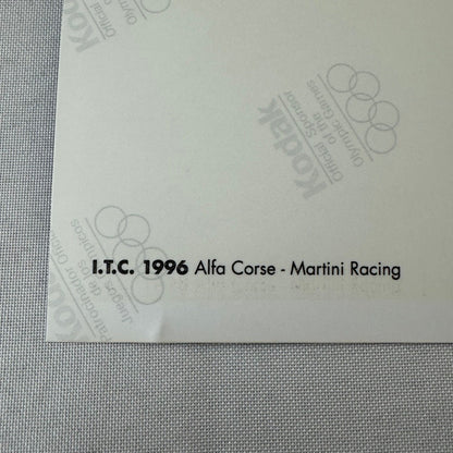 1996 Alfa Romeo 155 V6 ITC Racing Press Kit Brochure Photos Martini FRENCH