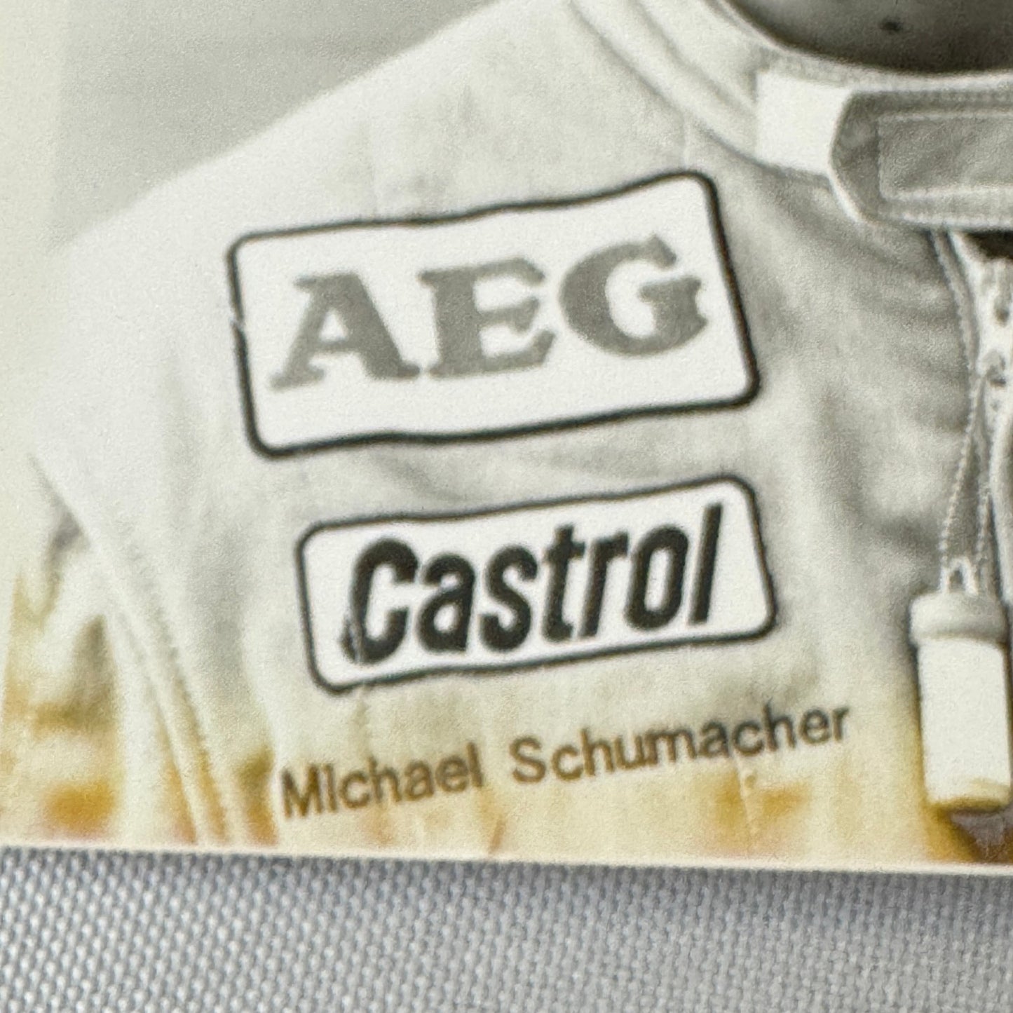 Sauber Mercedes Racing Driver Photo Michael Schumacher Jochen Mass Frentzen