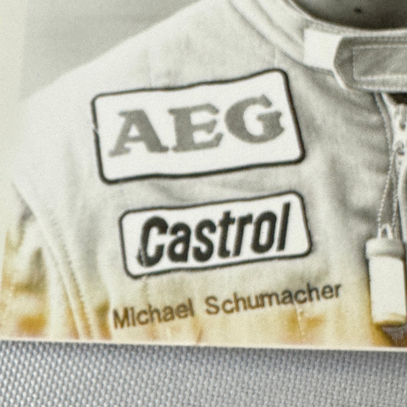 Sauber Mercedes Racing Driver Photo Michael Schumacher Jochen Mass Frentzen
