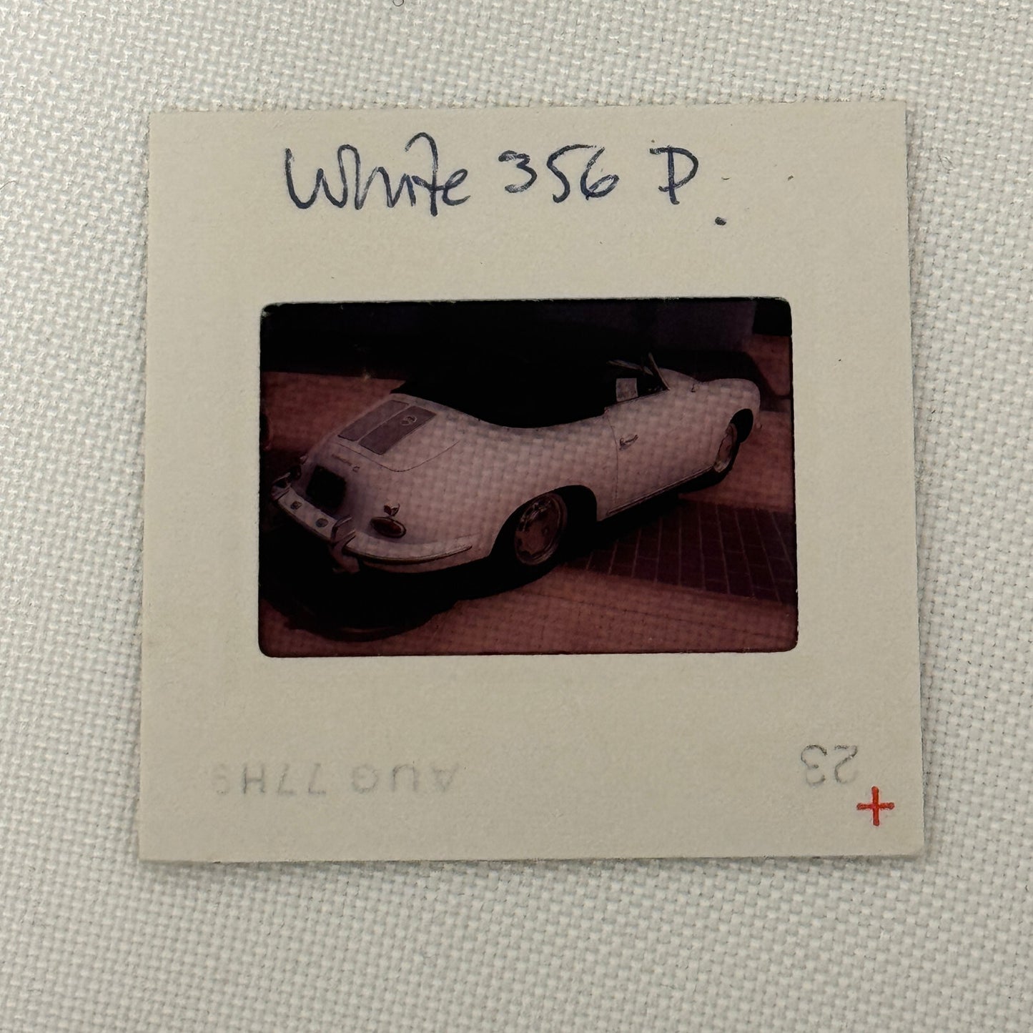 35MM Vintage Photo Slide Porsche 356 D Cabriolet Car 1977