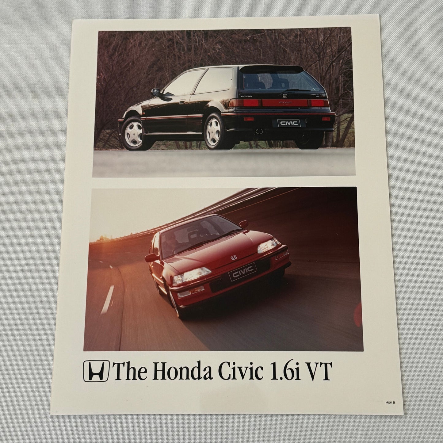 Honda Civic 1.6i VT Car Factory Press Photo Photograph European Market