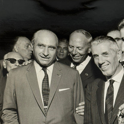 Juan Manuel Fangio Racing Driver Mille Miglia Reenactment Press Photo Photograph
