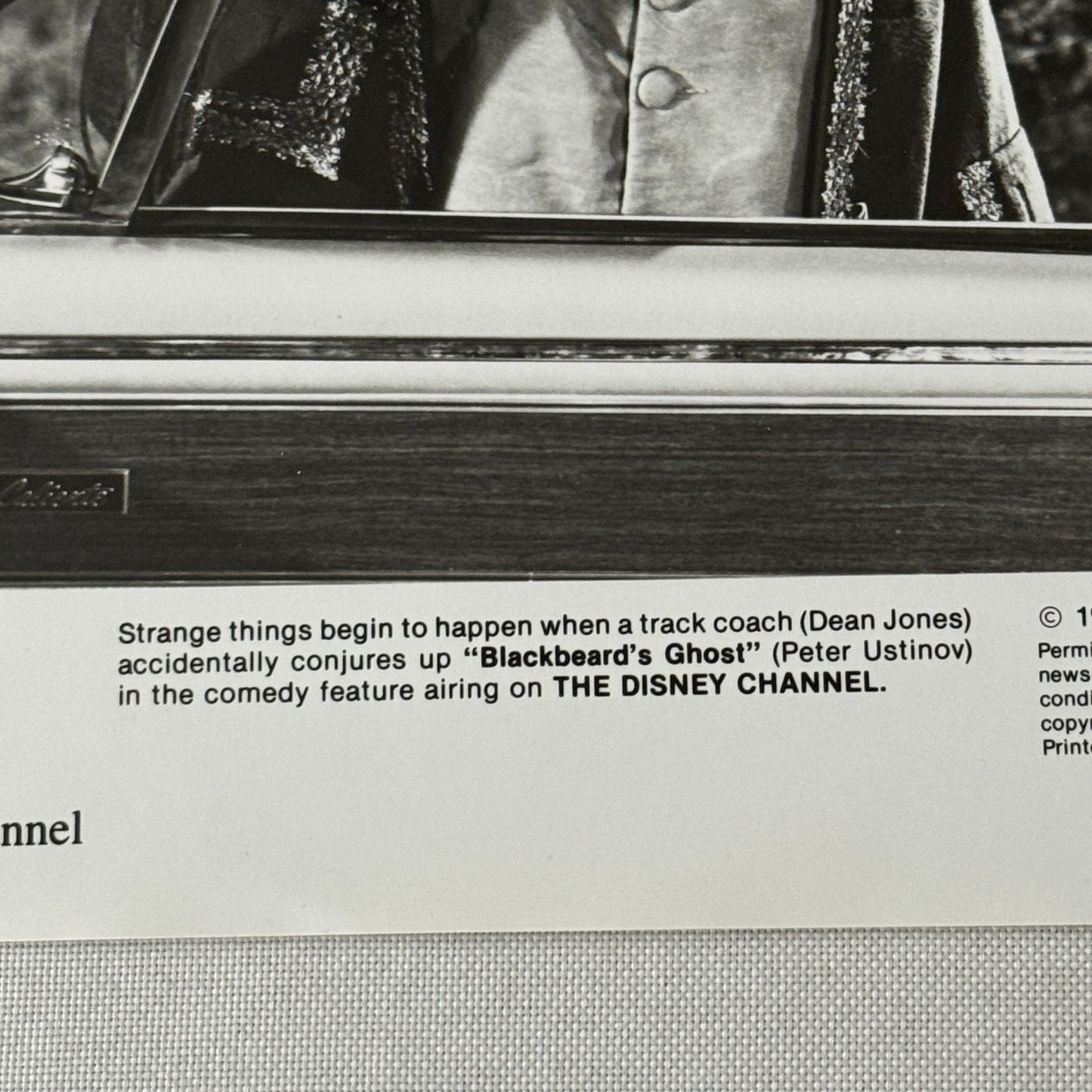 Disney Movie Still Press Photo Photograph Blackbeard's Ghost Vintage