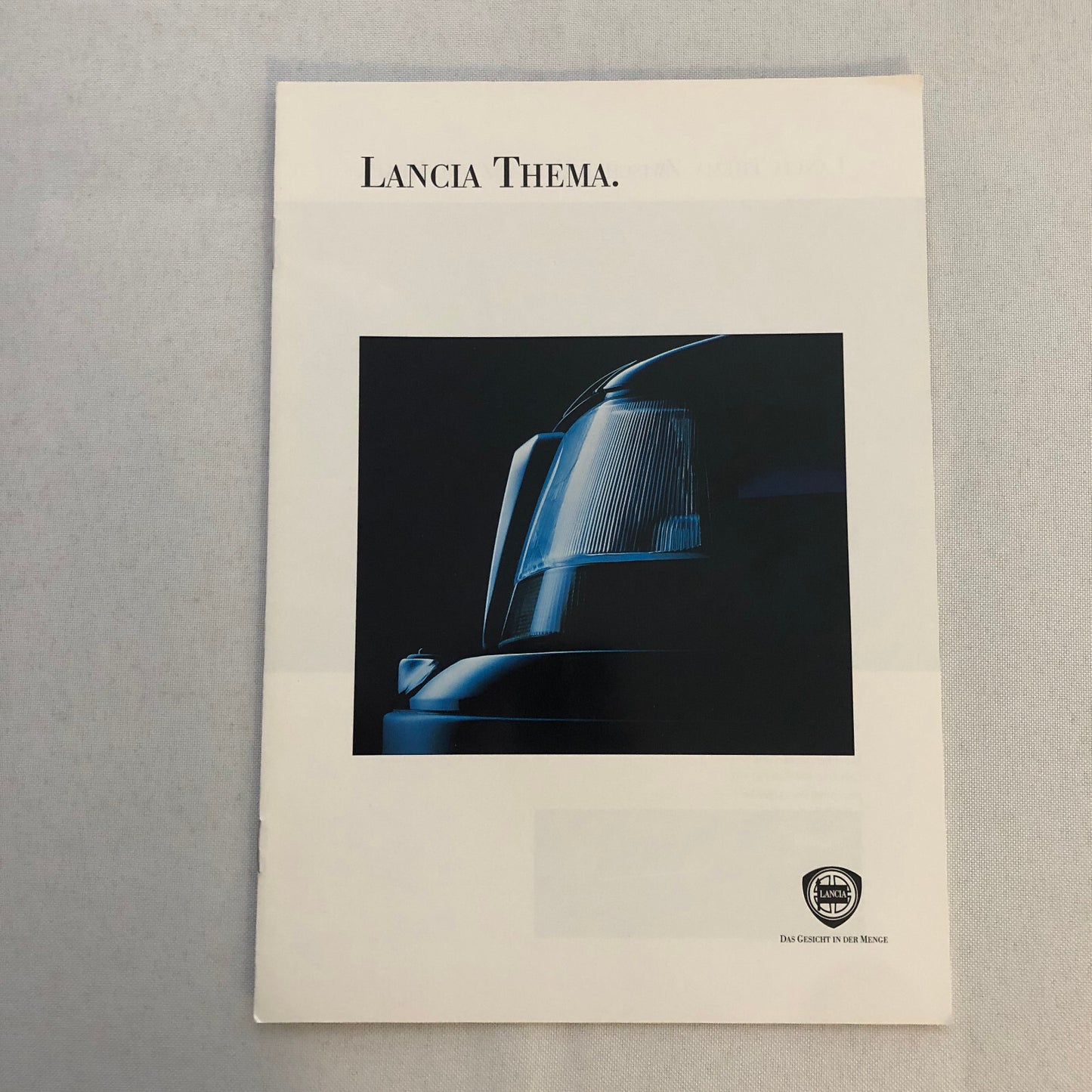 Lancia Thema Car Sales Brochure Catalog German Text