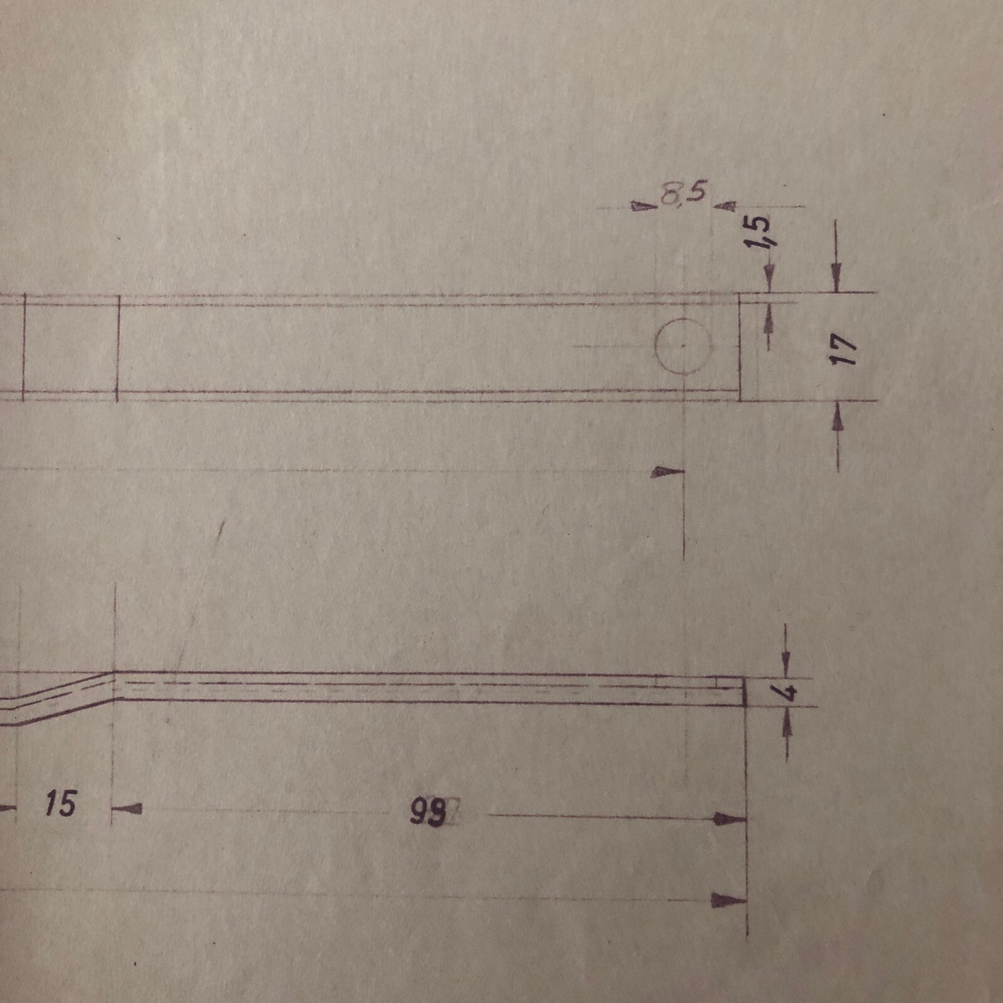 Vintage Porsche Reutter & Co Coachbuilder Factory Part Blueprint Document German