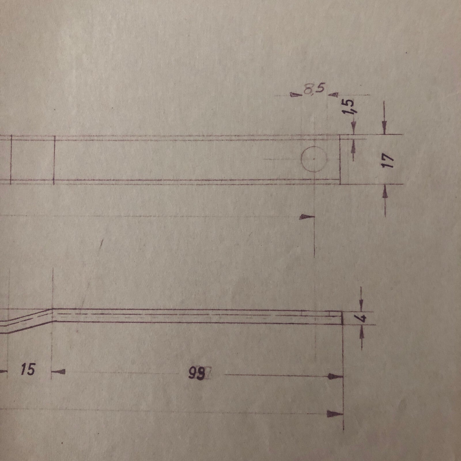 Vintage Porsche Reutter & Co Coachbuilder Factory Part Blueprint Document German