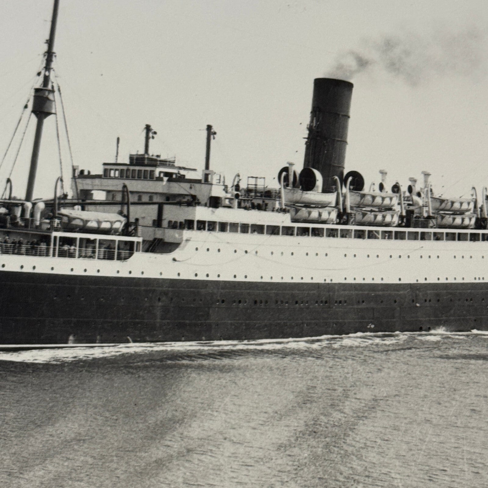 Cunard White Star Line SS RMS Alaunia Ship Boat Press Photo Photograph 1925
