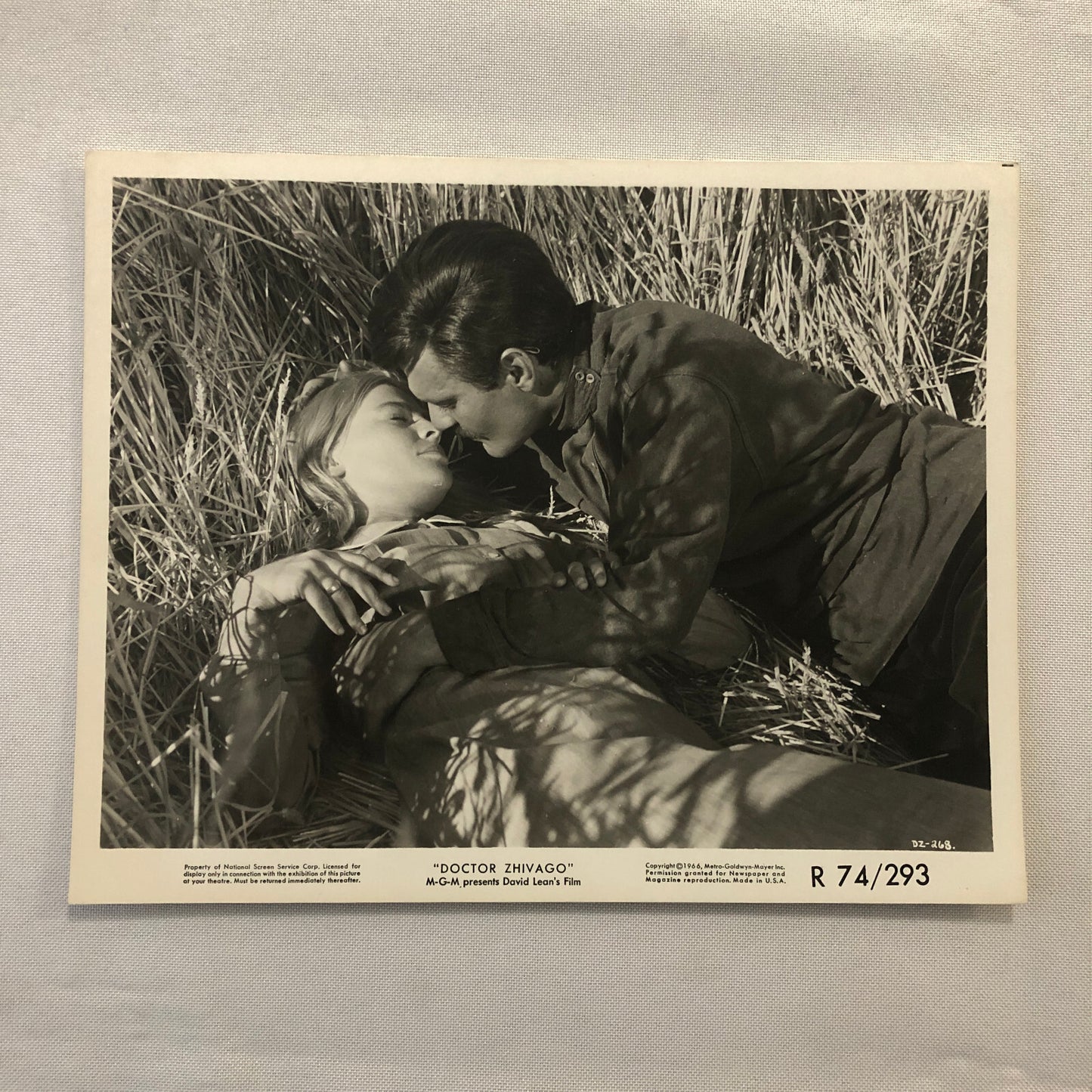 Doctor Zhivago Movie Press Photo Photograph 1966 Omar Sharif Julie Christie