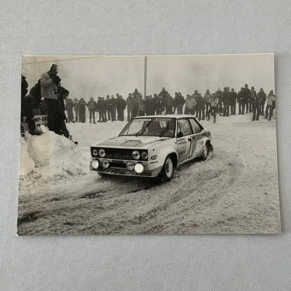 1980 Rallye Monte Carlo Press Photo Photograph DPPI Fiat 131 Abarth Car