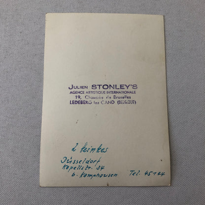 Circus Performers with Bicycle Photo Photograph Vintage 2 Heinkes