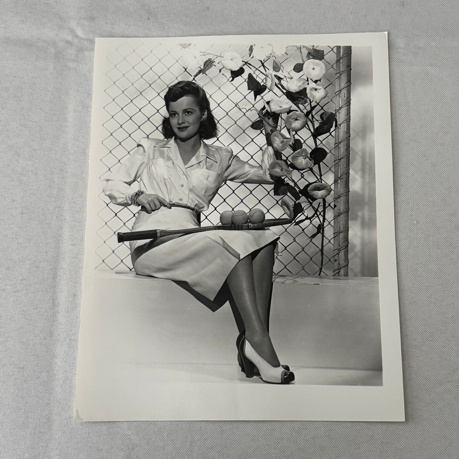 Beautiful Actress Photo Photograph Vintage Modern Print Olivia de Havilland