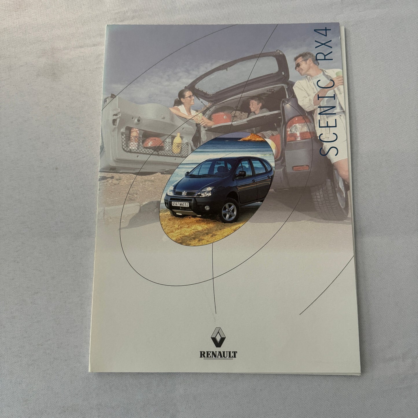 1999 Renault Scenic RX4 Car Press Kit Sales Brochure Photos