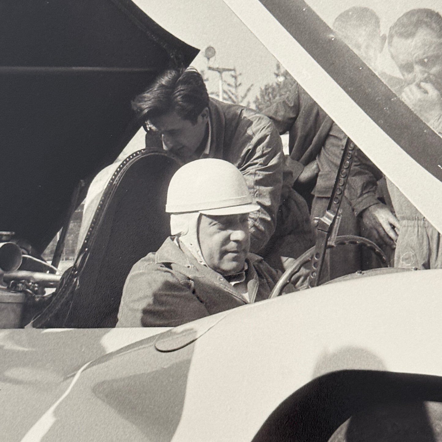 Alfa Romeo Abarth 1100 Pininfarina Car with Carlo Abarth Photo Photograph Modern