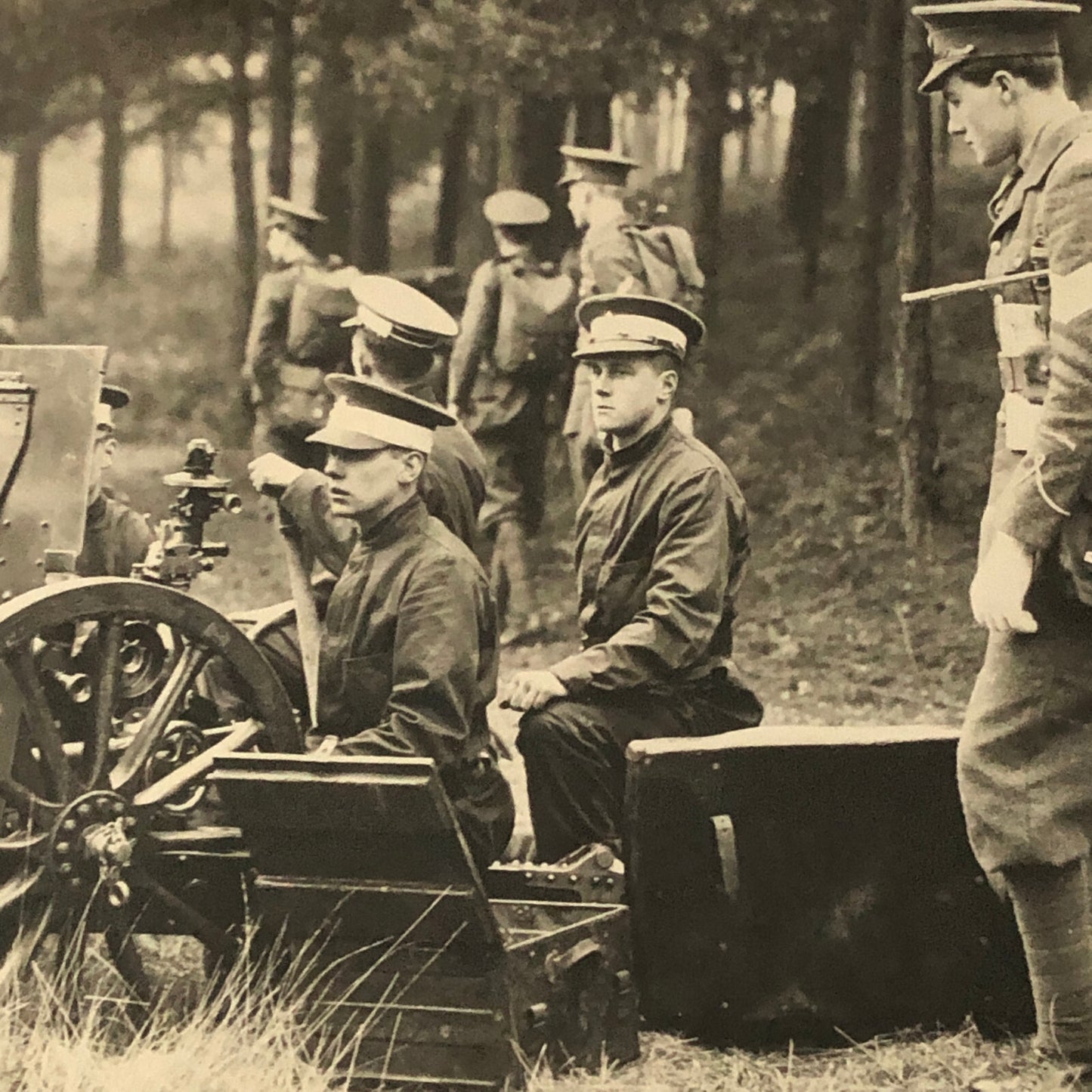 Military School 1932 Press Photo Photograph Eton vs Charterhouse UK Howitzer Gun