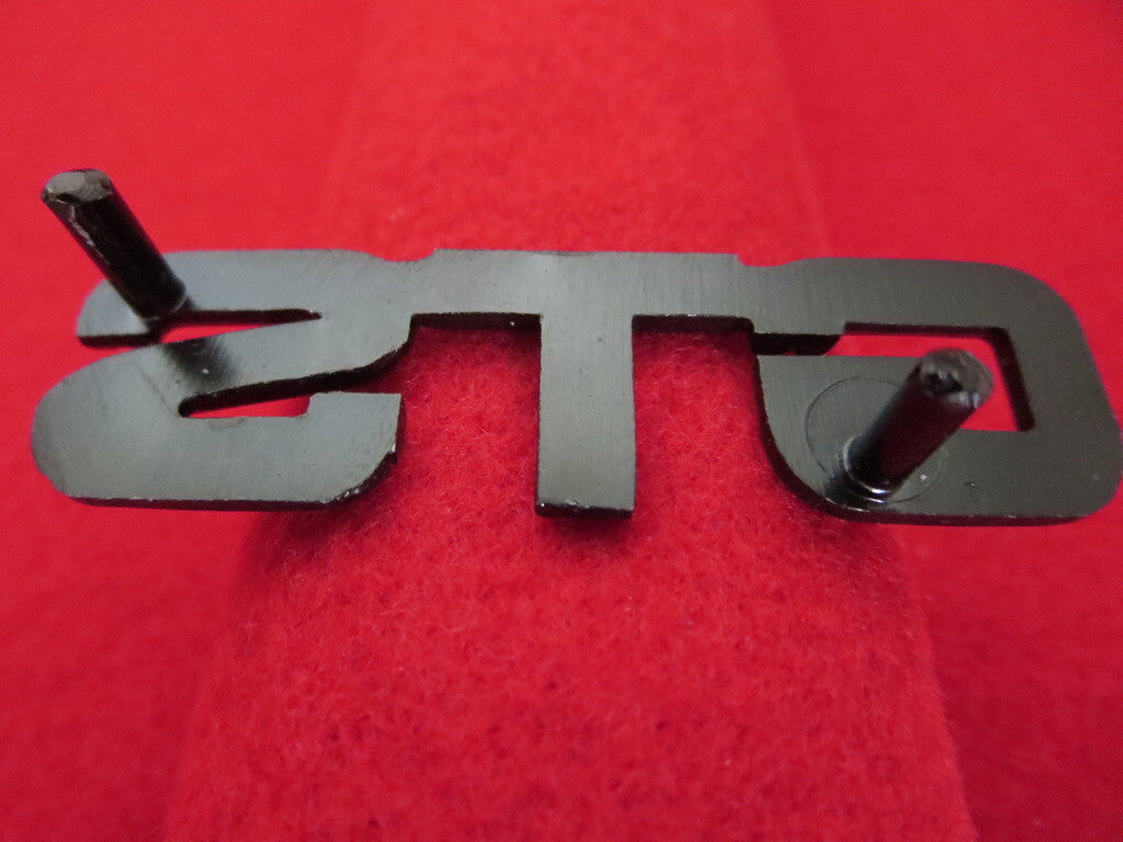 Ferrari 328 GTS Badge Emblem Logo Script - Orange Lettering - Part 61813800