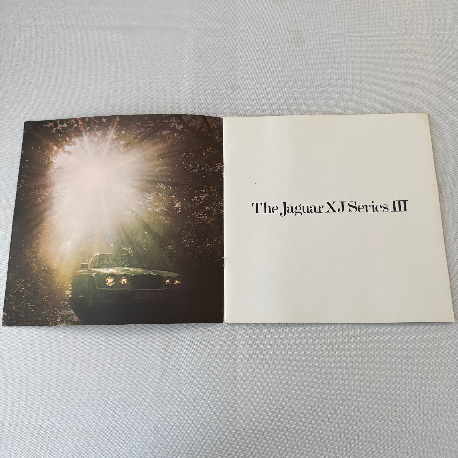 Jaguar XJ Series III Vintage Car Sales Brochure Catalog Advertising