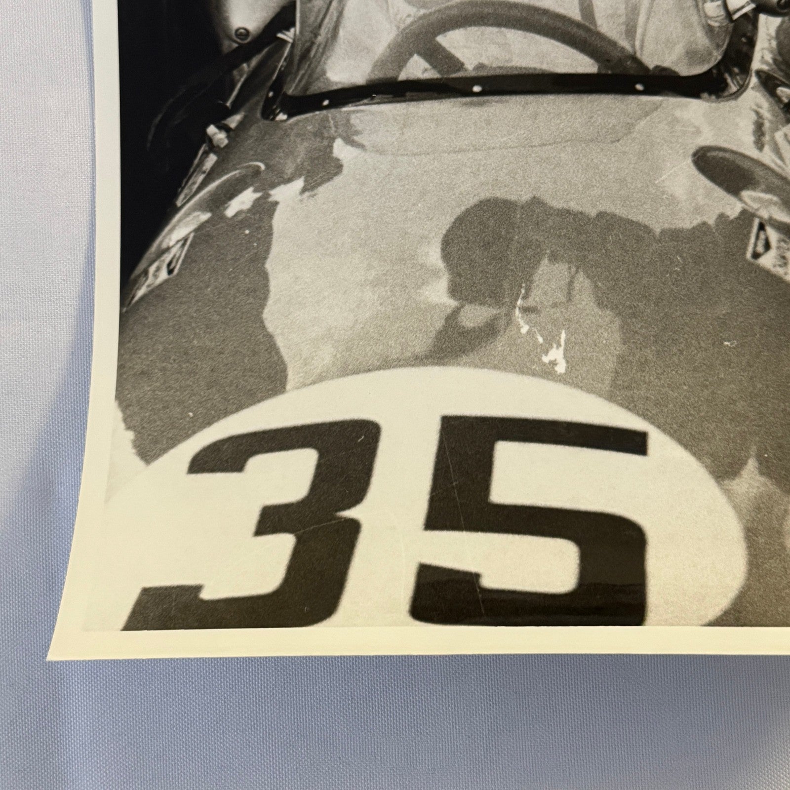 Vintage Racing Photo 1968 Jochen Rindt Racing Driver Motorsport