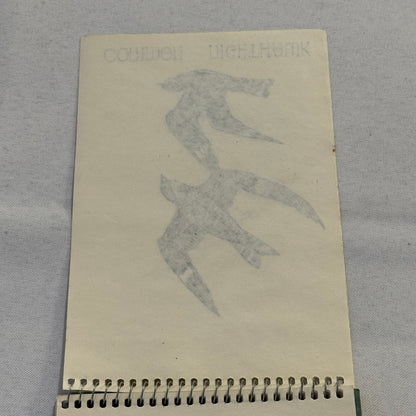 Vintage Bird Art Illustration Sketchbook Baltimore Oriole Grosbeak Nighthawk