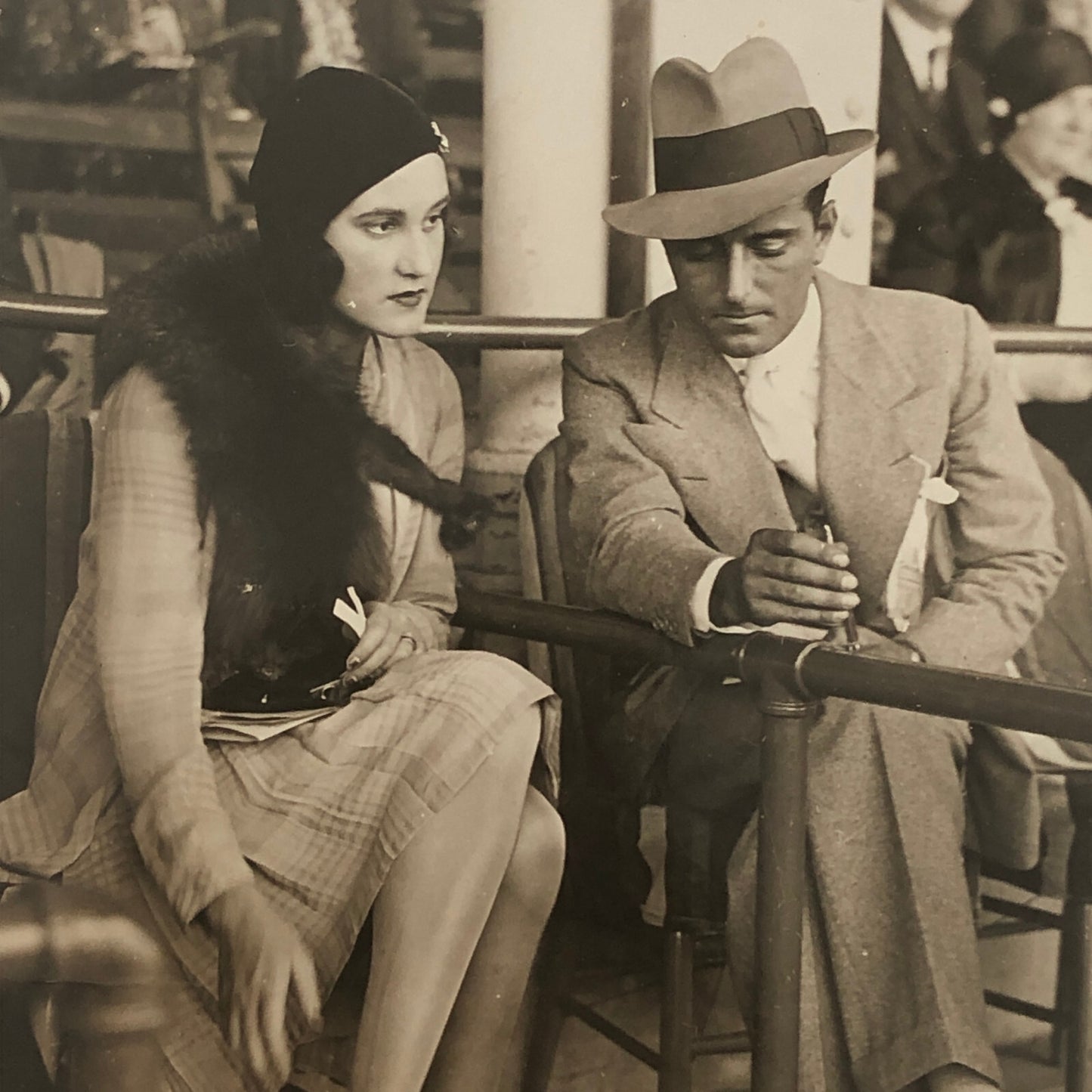 Press Photo Photograph Hialeah Park Miami Horse Racing Track Opening Society