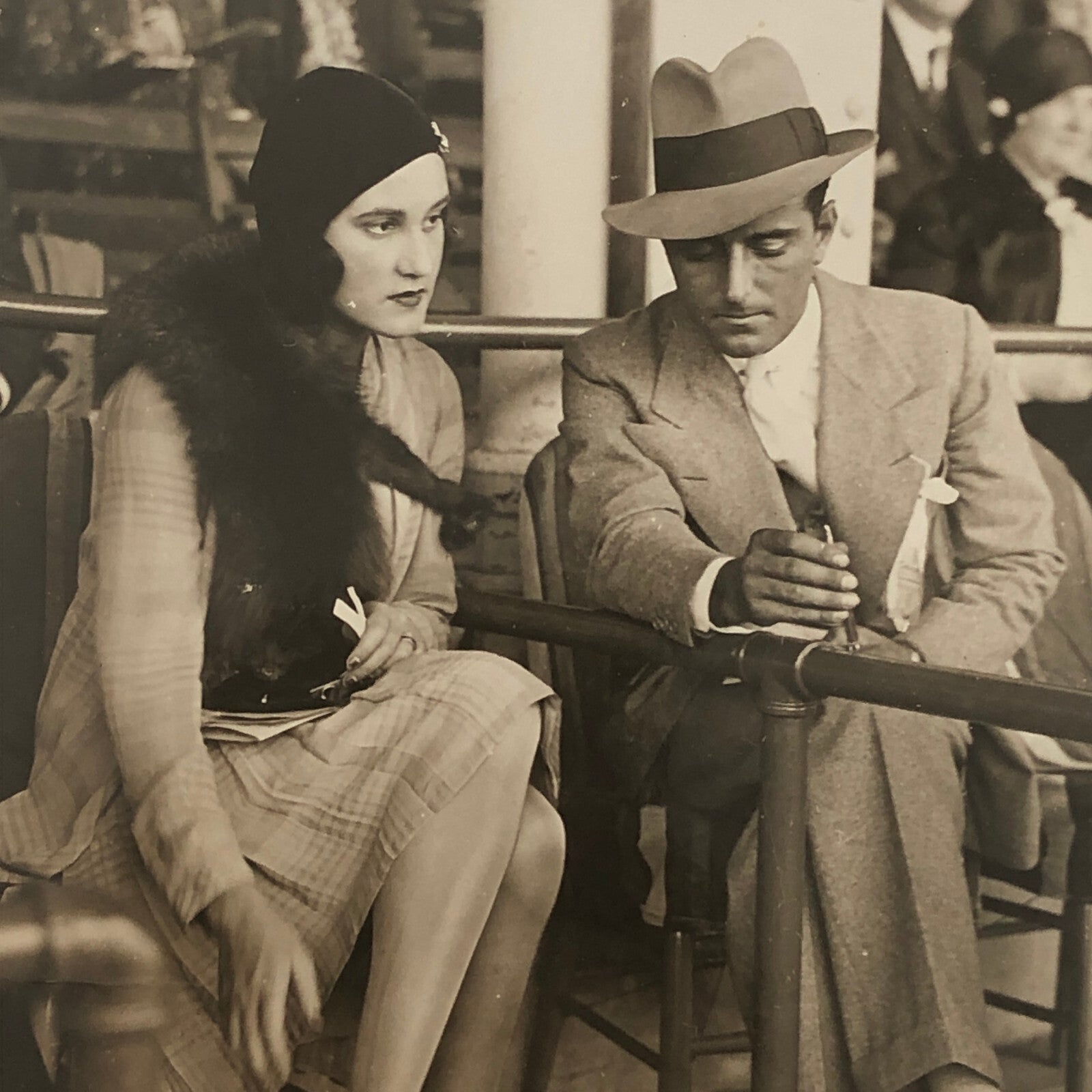 Press Photo Photograph Hialeah Park Miami Horse Racing Track Opening Society
