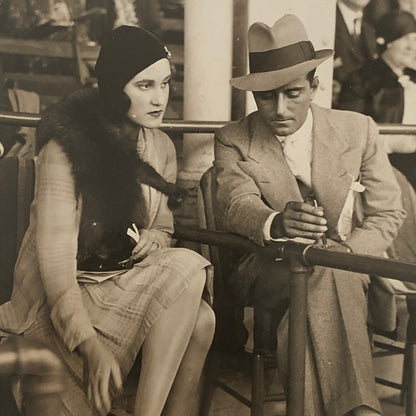 Press Photo Photograph Hialeah Park Miami Horse Racing Track Opening Society
