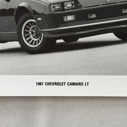 1987 Chevrolet Camaro LT Factory Press Publicity Photo Photograph Print Chevy