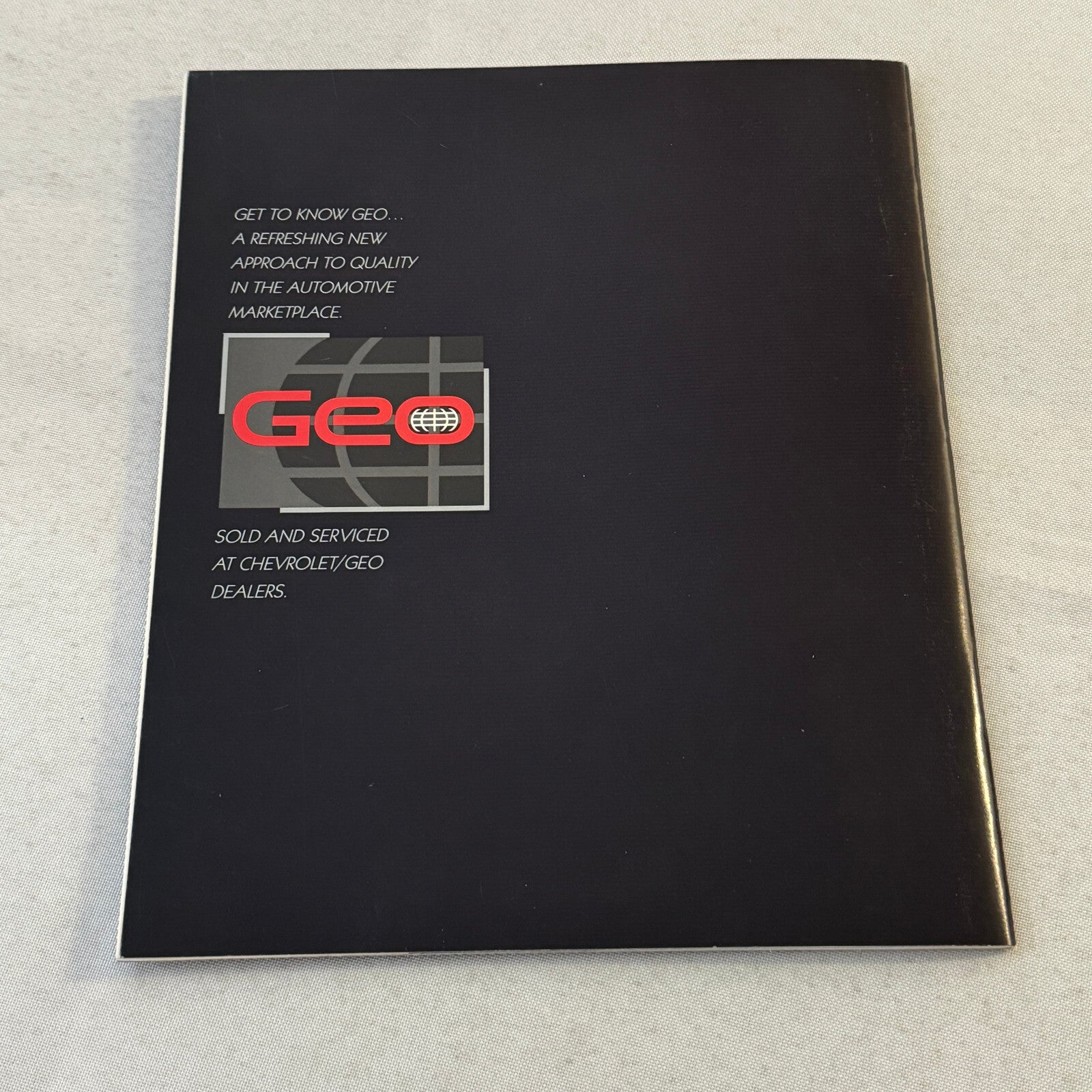 1990 Geo Car Sales Brochure Catalog Geo Metro Prizm Storm Tracker