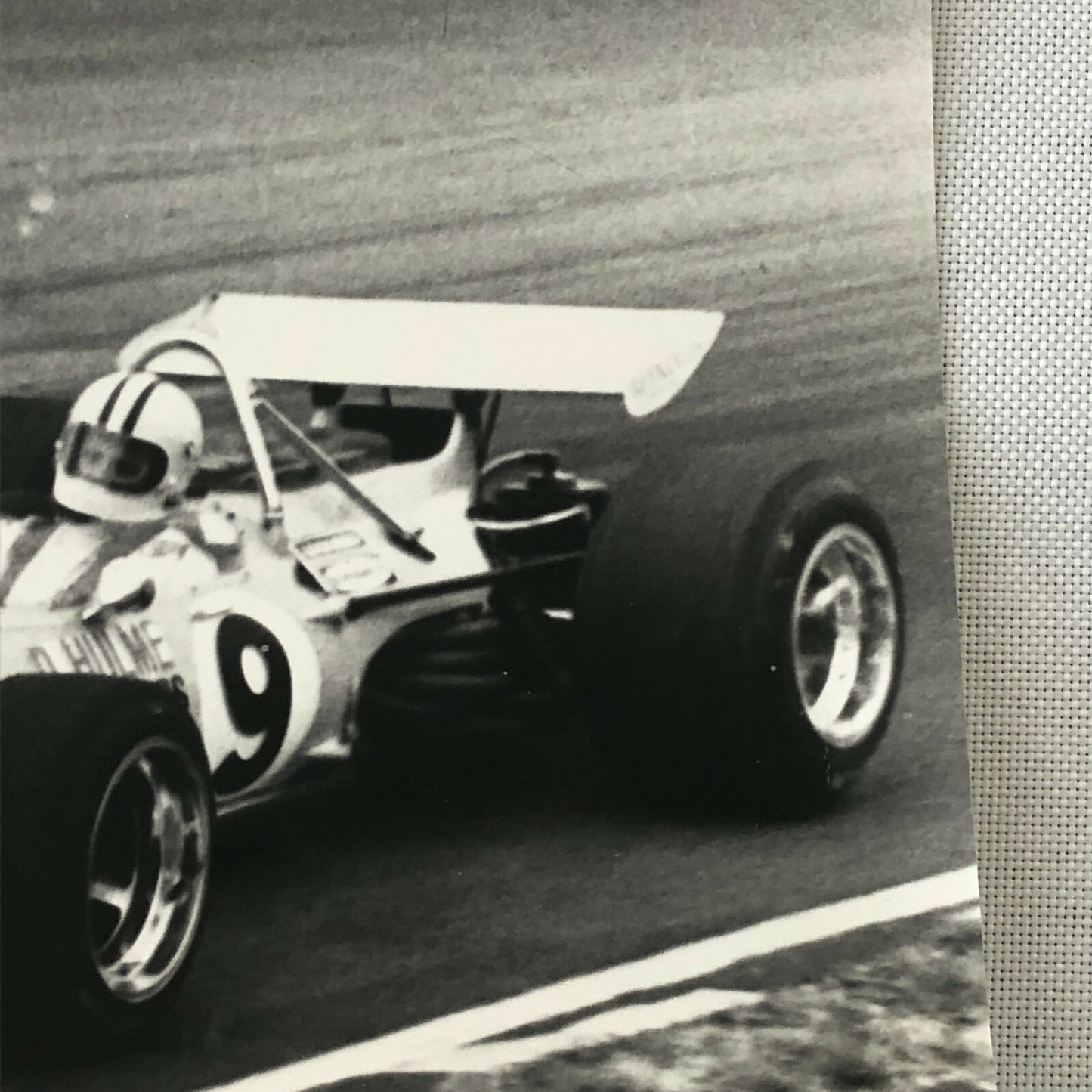 Vintage Racing Car Photo Photograph Print Denny Hulme McLaren Brands Hatch 1970