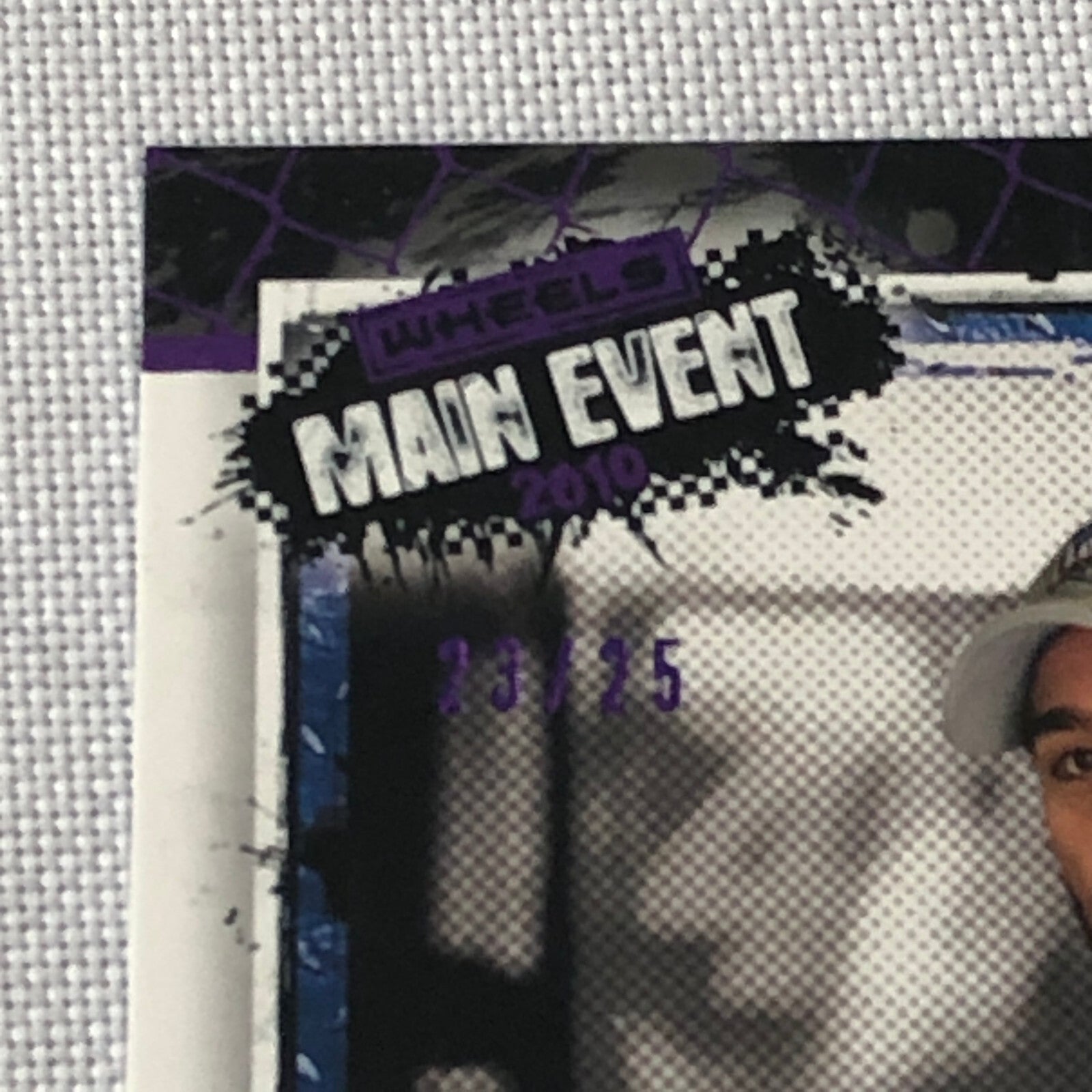 2010 Wheels Main Event Purple Parallel Nascar # 23/25 Jimmie Johnson Racing