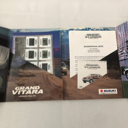 Suzuki Grand Vitara 4x4 Press Kit Brochure Photos 35MM Slides 1998