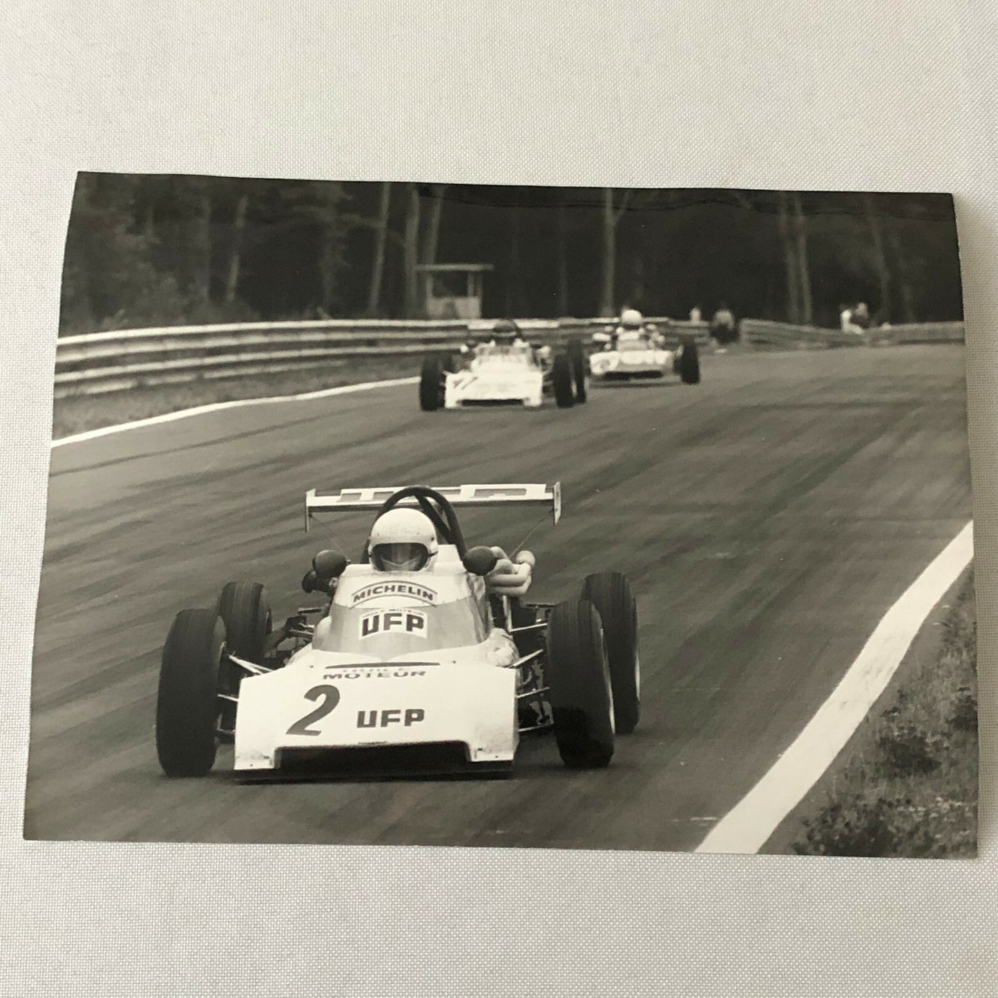 Vintage 1975 Formula 2 F2 Racing Photo Photograph Rouen Grand Prix Cars