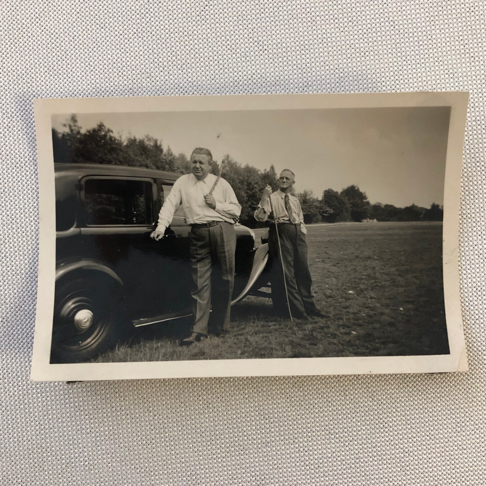 Vintage Photo Photograph Antique Mercedes Benz Car with Men - Tag AL22SM2