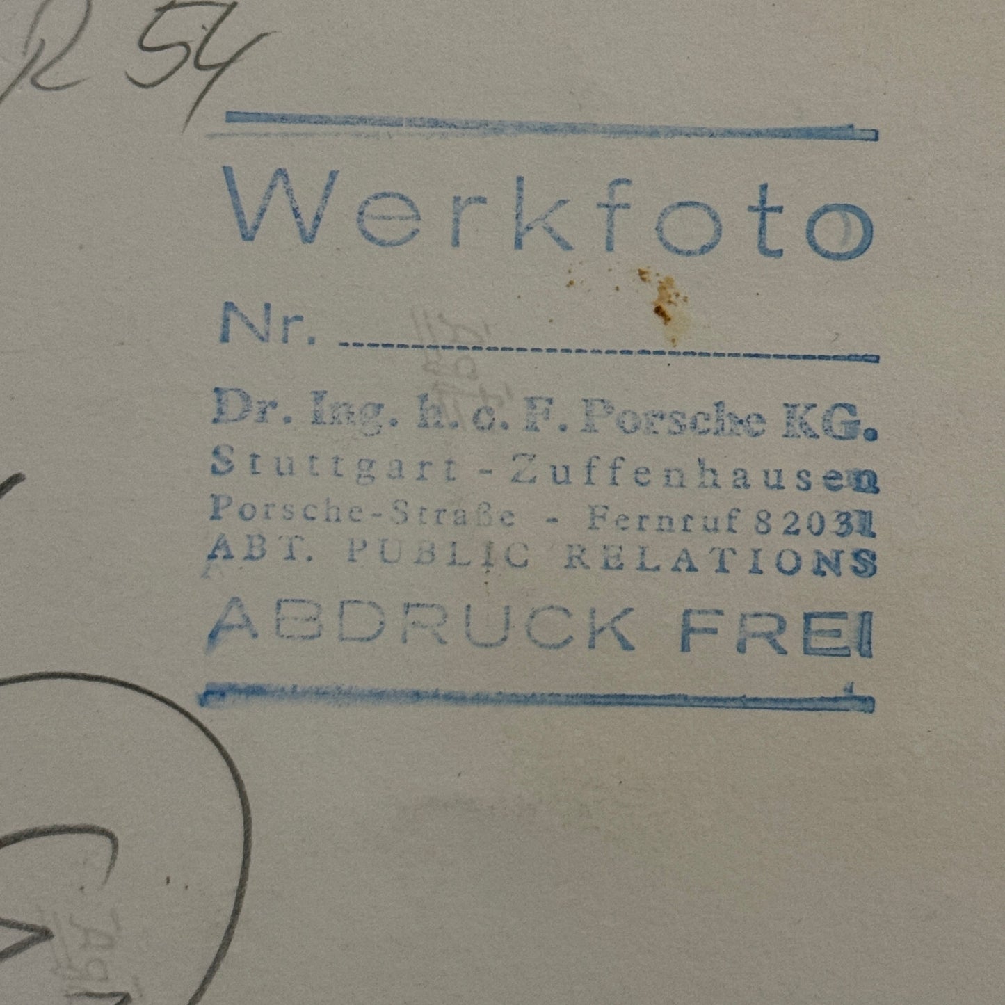 Porsche Factory Werkfoto Press Photo Photograph Porsche 911