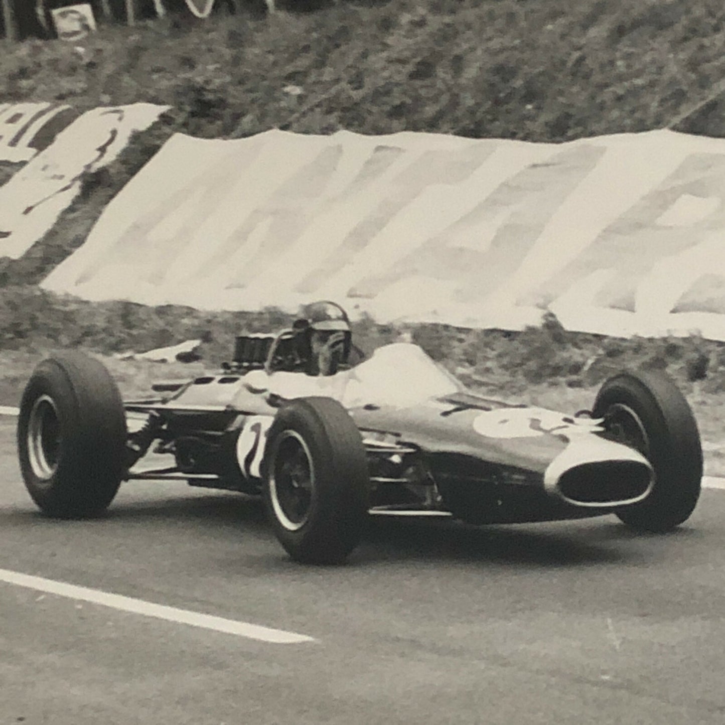 Vintage Grand Prix Racing Car Driver Photo Photograph Print 