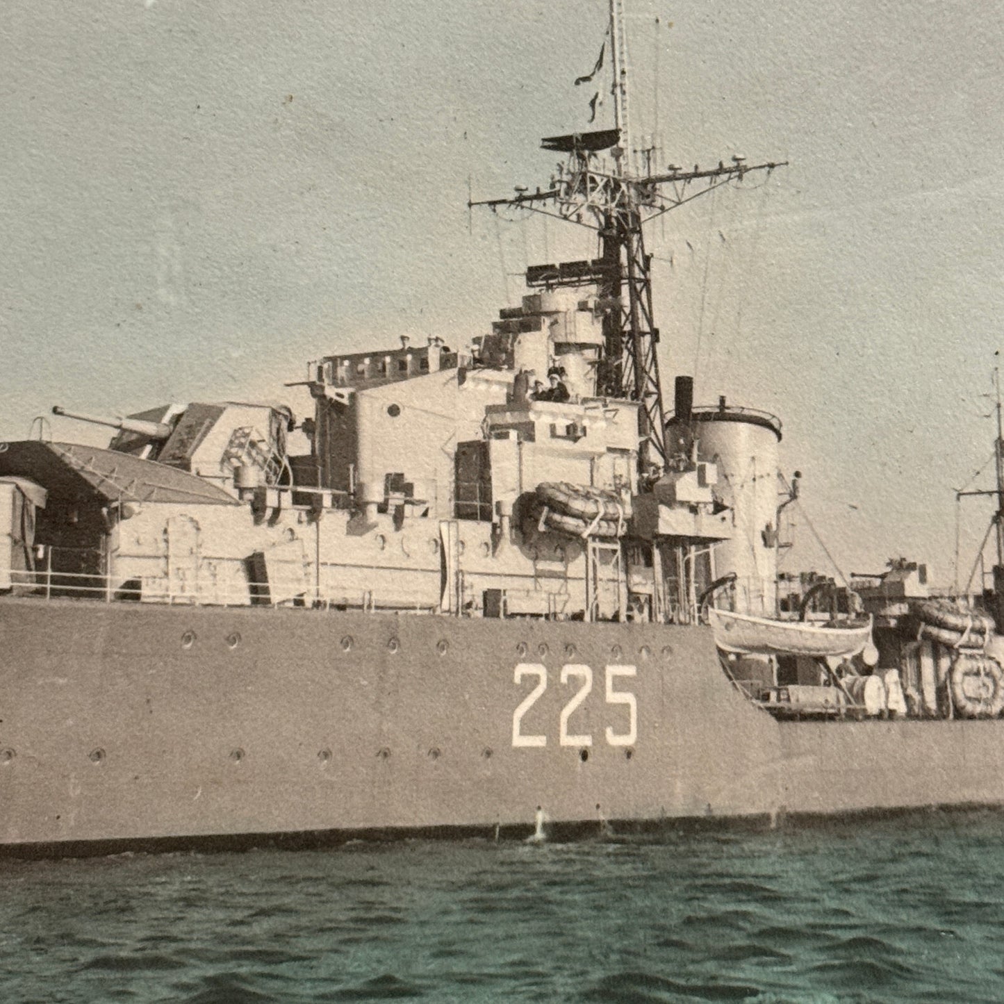 Royal Canadian Navy HMCS Sioux Military Ship Boat Photo Photograph Print