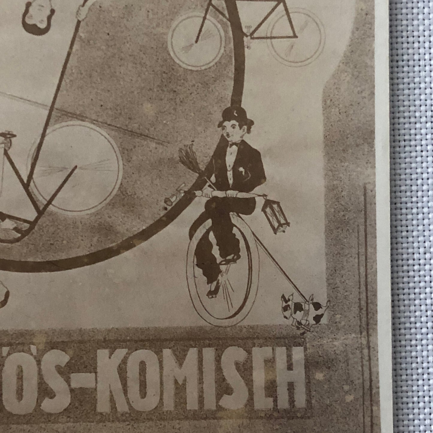 Circus Performer Unicycle Acrobat Balancing The Michelins Postcard Post Card