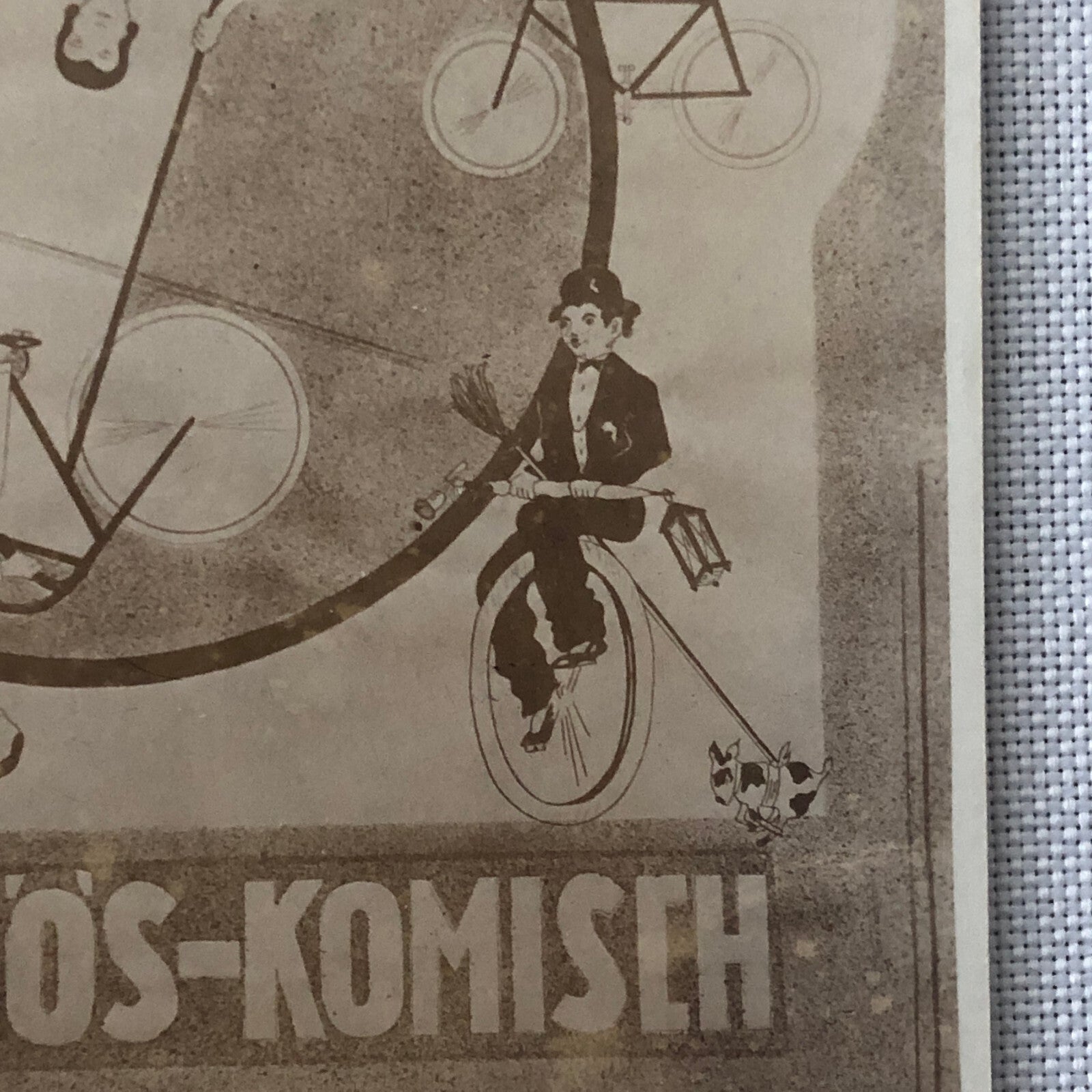 Circus Performer Unicycle Acrobat Balancing The Michelins Postcard Post Card