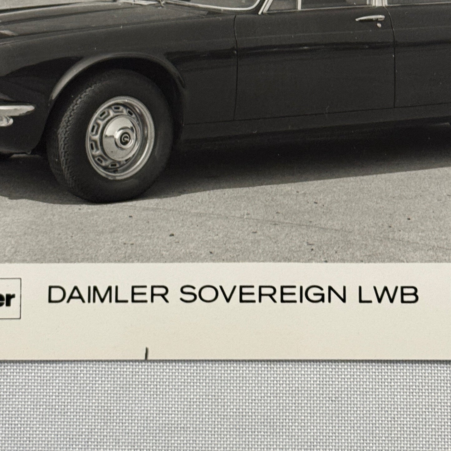 Daimler Sovereign LWB Car Factory Press Photo Photograph Jaguar Sovereign