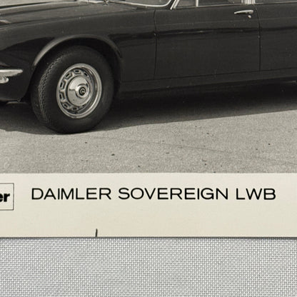 Daimler Sovereign LWB Car Factory Press Photo Photograph Jaguar Sovereign