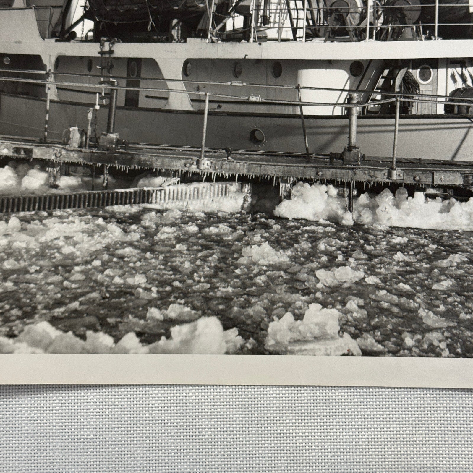 Vintage Ship Boat Photo Photograph German Freighter Hemlingen St Lawrence River
