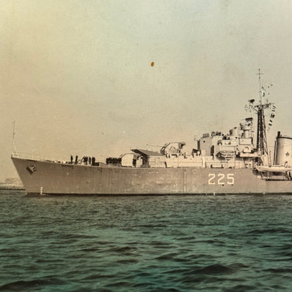 Vintage Canadian Navy Military Ship Boat Photo Photograph Print HMCS Sioux
