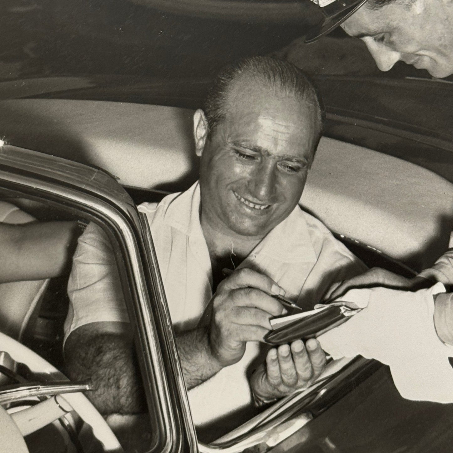 Juan Manuel Fangio Retirement Vacation Holiday Italian Press Photo F1 Racing
