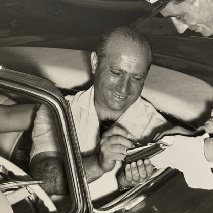 Juan Manuel Fangio Retirement Vacation Holiday Italian Press Photo F1 Racing