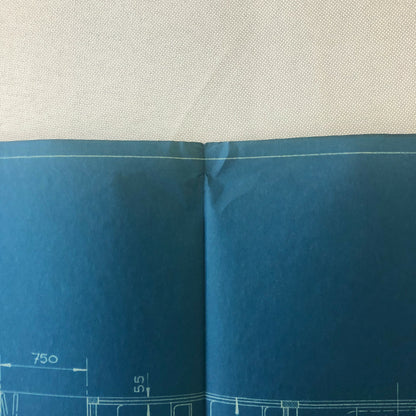 1933 Bus Interior Design Blueprint Trambus Blue Print Truck 