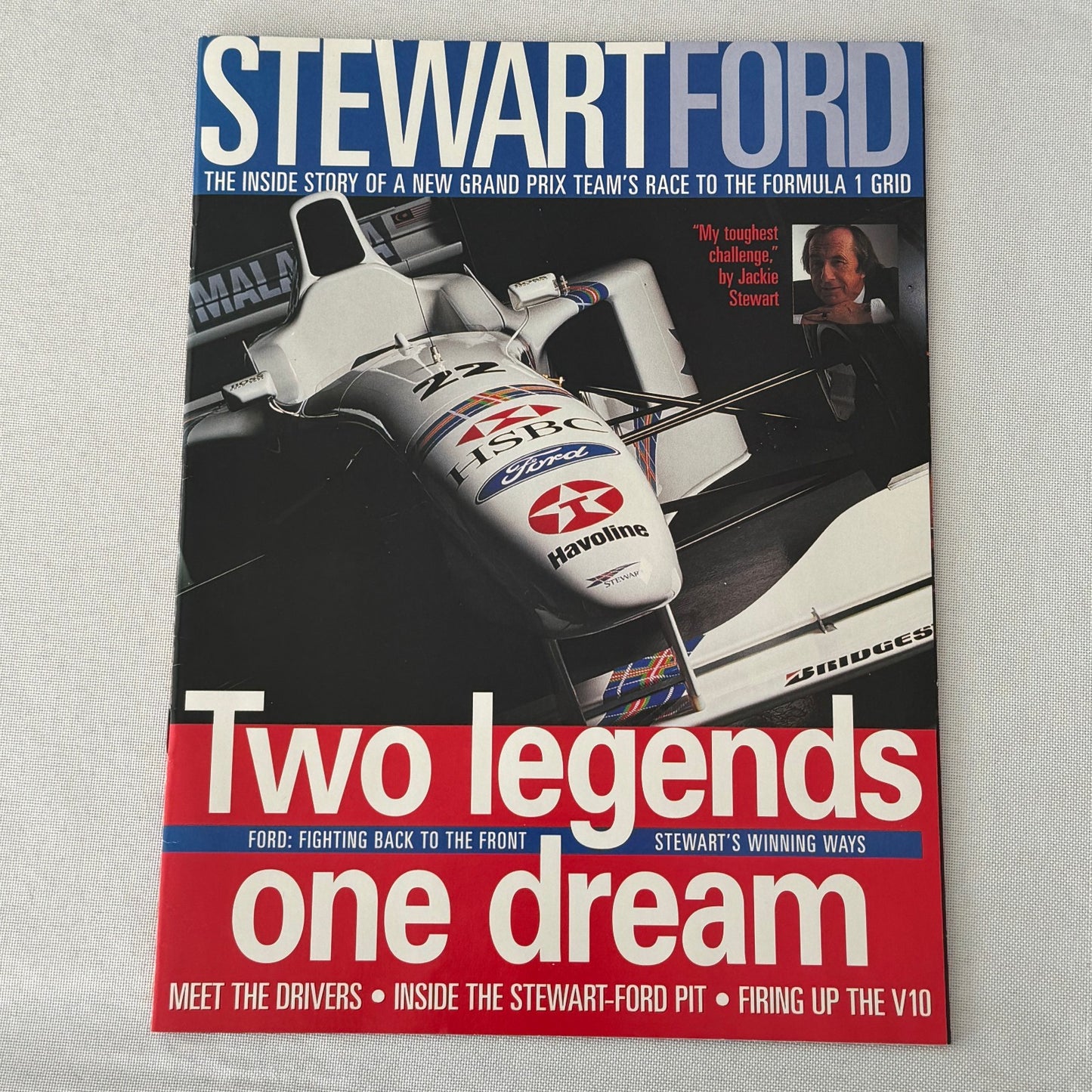 1999 Ford Jackie Stewart Racing Team SF3 Press Kit 35mm Slides Brochure Photos
