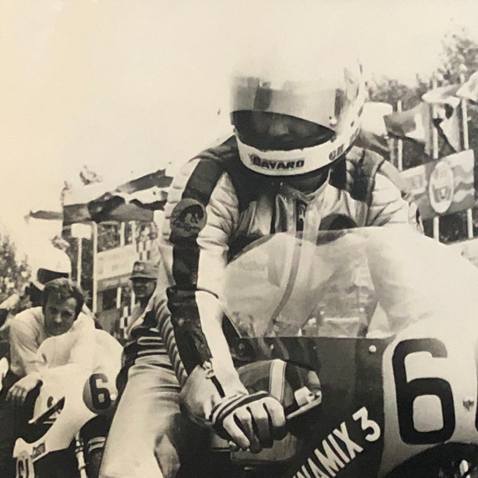 Vintage Motorcycle Racing Photo Photograph Germany